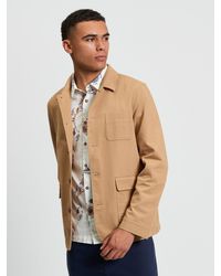 Ben Sherman - Canvas Chore Jacket In Camel - Lyst