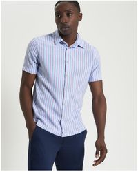 Ben Sherman - Short Sleeve Seersucker Stripe Shirt In - Lyst
