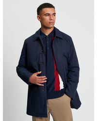 Ben Sherman - Wax Car Coat In Dark Navy - Lyst
