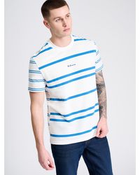 Ben Sherman - Mixed Stripe Tee In - Lyst