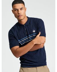 Ben Sherman - Short Sleeve Texture Sport Knitted Polo In - Lyst