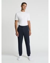Ben Sherman - Jersey Waffle Trouser In Dark Navy - Lyst