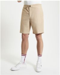 Ben Sherman - Linen Cotton Drawcord Shorts In - Lyst