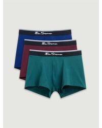 Ben Sherman - 3 Pack Mod Signature Trunks In Assorted - Lyst