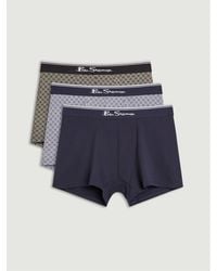 Ben Sherman - 3 Pack Pattern Mix Underwear In Assorted - Lyst