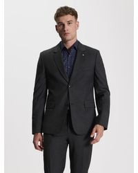 Ben Sherman - Signature Twill Jacket In Charcoal - Lyst