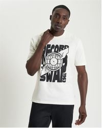 Ben Sherman - Record Swap Tee In Ivory - Lyst