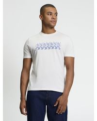 Ben Sherman - Short Sleeve Marching Band Tshirt In Ivory - Lyst