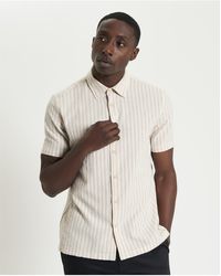 Ben Sherman - Short Sleeve Seersucker Stripe Shirt - Lyst