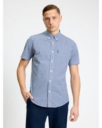 Ben Sherman - Short Sleeve Signature Gingham Shirt In - Lyst