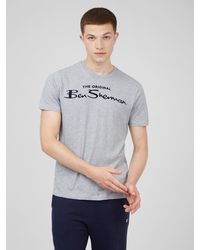 Ben Sherman - Signature Logo T-shirt In Grey - Lyst