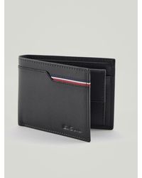 Ben Sherman - Panel Stripe Tape Billfold Leather Wallet In - Lyst