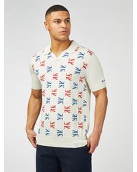 Ben Sherman - Team Gb Geo Knitted Polo - Lyst