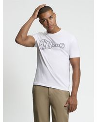 Ben Sherman - Short Sleeve Guitar Logo Tshirt In White - Lyst
