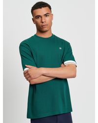 Ben Sherman - Textured Tipped Tee In - Lyst
