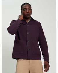 Ben Sherman - Warm Chore Jacket In Dark Wine - Lyst