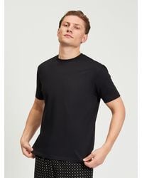Ben Sherman - Short Sleeve Jersey Tee In Black - Lyst