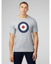 Ben Sherman - Signature Target T-shirt In Grey - Lyst