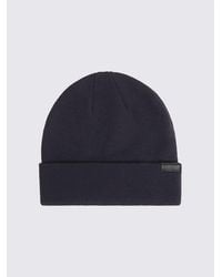 Ben Sherman - Beanie Hat In Navy - Lyst