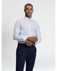 Ben Sherman - Long Sleeve Optic Geo Print Shirt In - Lyst