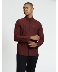 Ben Sherman - Long Sleeve Signature Oxford Shirt In Sienna - Lyst