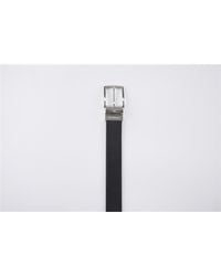 Ben Sherman - Jayes Reverse Leather Belt In Black - Lyst