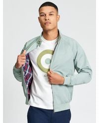 Ben Sherman - Signature Harrington Jacket In Sage - Lyst