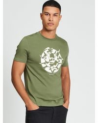 Ben Sherman - Short Sleeve Seagull Target Tshirt In Loden - Lyst