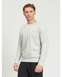 Ben Sherman - Long Sleeve Waffle Tee In Oatmeal - Lyst