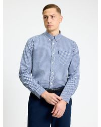 Ben Sherman - Long Sleeve Signature Gingham Shirt In - Lyst