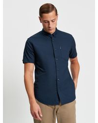 Ben Sherman - Short Sleeve Signature Oxford Shirt In - Lyst