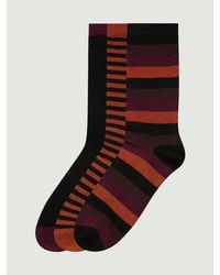 Ben Sherman - 3 Pack Mod Stripe, H&t Socks -wf In Black - Lyst