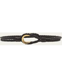Bottega Veneta - Braided Leather Waist Belt - Lyst