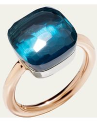 Pomellato - Nudo Solitaire Ring With London Blue Topaz - Lyst