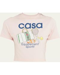 Casablancabrand - Equipement Sportif Printed Baby T-shirt - Lyst
