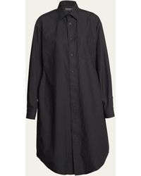 Balenciaga - Button-front Shirtdress - Lyst