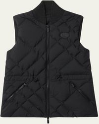 Burberry - Check-Stitch Nylon Devonside Gilet - Lyst