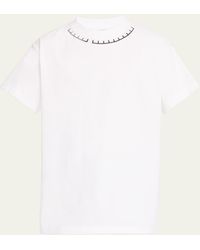 Random Identities - Jersey Logo Collar T-shirt - Lyst