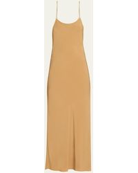 Chloé - X Atelier Jolie Sleeveless Silk Maxi Slip Dress - Lyst
