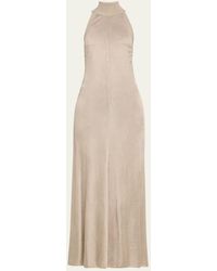 Tom Ford - Mock-Neck Button Backless Knit Gown - Lyst