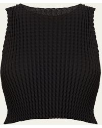 Issey Miyake - Spongy Bk 46 Cropped Top - Lyst