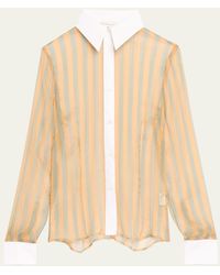 Dries Van Noten - Chowy Embellished Button-front Shirt - Lyst