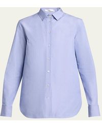 The Row - Metis Cotton Button-Down Shirt - Lyst