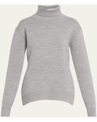 TOTEME - Double-Knitted Turtleneck Sweater - Lyst