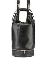 Givenchy Men's Jaw Large Faux-leather Hybrid Bag - Black