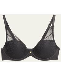 Chantelle - Norah Chic Lace Plunge T-Shirt Bra - Lyst
