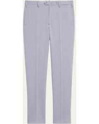 Cesare Attolini - Flat-front Twill Trousers - Lyst