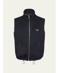 Prada - Solid Cashmere-Blend Vest - Lyst