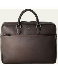 Serapian - Slim Briefcase In Cachemire Leather - Lyst
