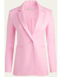 Alice + Olivia - Macey Fitted Single-breasted Blazer - Lyst